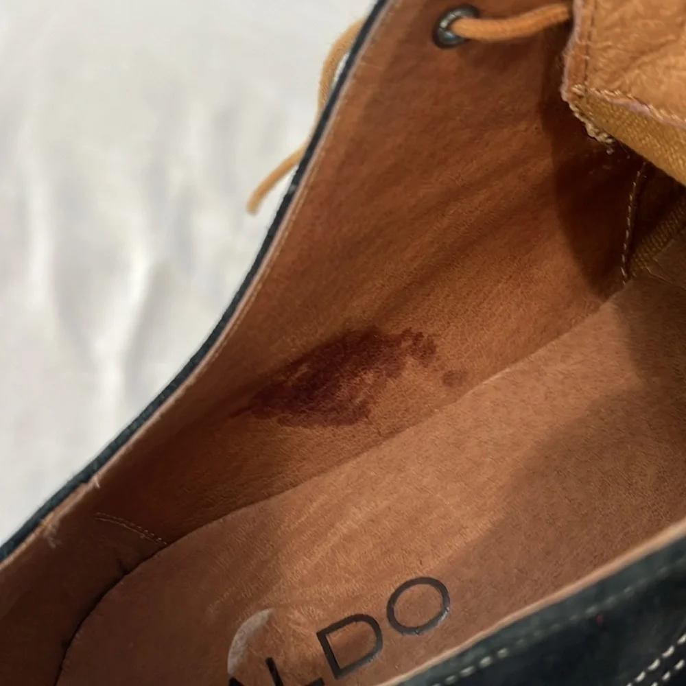 Aldo Blue Suede Oxfords
